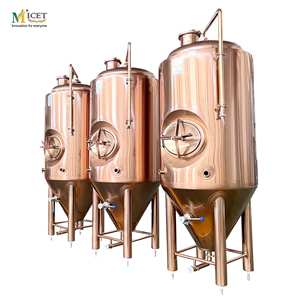 MICET 500L 800L Cerveja Artesanal Fermentação Tanque SUS304 Material Electroplate Rose Gold Cor Isobaric Beer Fermentador Cobre Unitank - Product Image 2