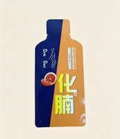 Pochette d'emballage liquide nutritionnelle personnalisée de forme irrégulière, sachet laminé PE de qualité alimentaire haute barrière pour suppléments et boissons
