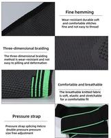 Meilleure vente professionnelle unisexe 3D tricoté Compression cheville orthèse Sport Protection pied manchon avec sangles