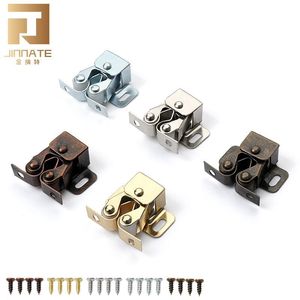 Loquet à ressort JINNATE, loquet à bille en fer, loquet traditionnel pour porte de placard et de cabinet, pour armoire et verrou de placard - Product Image 1
