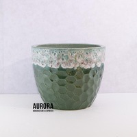 Jardinière en céramique classique personnalisée en usine pour fleurs et herbes, usage domestique et jardin, différentes tailles, logo gratuit