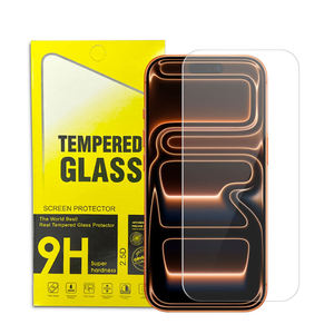 Protector de Pantalla de Vidrio Templado 2.5D de Alta Definición 9H 0.33mm Personalizado por el Fabricante para iPhone 17 Air 17 Pro Max, Accesorio para Teléfono Móvil - Product Image 1
