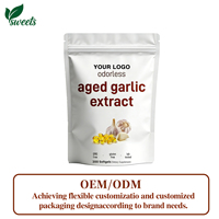 Vente en gros usine : Extrait d'ail naturel antioxydant, inodore, 300 gélules molles, Extrait d'ail vieilli pour l'amélioration osseuse