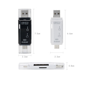 Loại C Và Micro USB OTG <span class=keywords><strong>Card</strong></span> Adapter 3 Trong 1 Đầu Đọc USB-C Flash Stick TF Đọc Cắm Cho Điện Thoại Di Động PC <span class=keywords><strong>Mac</strong></span> Máy Tính - Product Image 4