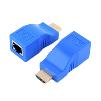 OEM Extensor HDMI para Transmissor de Rede, 30m, RJ45, Cat5E, CAT6, Ethernet, LAN, Extensor para Computador, PC, 1080P