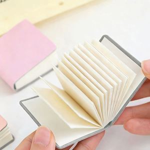 3PCS Mini Portable Notebook Sketchbook <b>Set</b> <b>Sewing</b> Binding 50 Sheets Multi-color Artistic Design Office/Campus Daily Records - Product Image 3