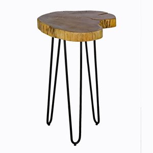 Modern Design Accent <b>Table</b> Metal Wood Contemporary Furniture Home Kitchen Sustainable Stylish Small Spaces Farmhouse Hotels - Product Image 6