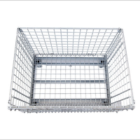 Caisses en treillis métallique pliables, empilables, robustes et personnalisées pour l'industrie du transport de colis