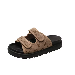 Zapatillas de Plataforma para Exteriores Antideslizantes para Mujer, Zapatillas Estampadas para Mujer, Zapatillas de Lujo para Dama, Venta Directa de Fábrica - Product Image 1