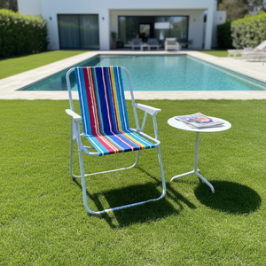 <span class=keywords><strong>Silla</strong></span> Plegable Multifuncional Portátil con Respaldo de Hierro, <span class=keywords><strong>Silla</strong></span> de Playa, <span class=keywords><strong>Silla</strong></span> de Picnic, <span class=keywords><strong>Silla</strong></span> de Camping, Sillas de Playa - Product Image 1