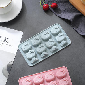 แม่พิมพ์ซิลิโคนสำหรับทำขนมฟองดองเค้กบิสกิตทำจากซิลิโคนรูปแมวน่ารัก3D แบบทำมืออุปกรณ์สำหรับตกแต่งขนมอบ - Product Image 4