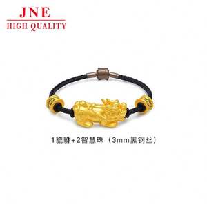 <span class=keywords><strong>Pulsera</strong></span> Pixiu dorada para mujer, chapado <span class=keywords><strong>en</strong></span> oro amarillo <span class=keywords><strong>de</strong></span> cobre, accesorios <span class=keywords><strong>de</strong></span> oro duro 3D, cuentas <span class=keywords><strong>de</strong></span> transferencia <span class=keywords><strong>de</strong></span> <span class=keywords><strong>tatuaje</strong></span>, <span class=keywords><strong>pulsera</strong></span> <span class=keywords><strong>de</strong></span> correa <span class=keywords><strong>de</strong></span> <span class=keywords><strong>mano</strong></span> roja para hombre - Product Image 6