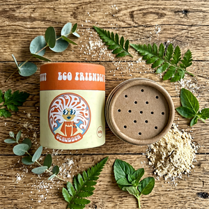 Emballage cylindrique en papier kraft naturel écologique avec tamis pour boîte à poivre imprimée - Product Image 2