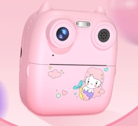 Mini imprimante instantanée d'appareil photo pour enfants mignons 4800mah 2.4 pouces 1500mah caméra instantanée sans fil HD enregistrement vidéo Mini imprimante thermique