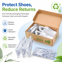 Support de chaussures gonflable numérique en PE/PA 40 µm avec coussin d'air, certifié CE, pour commandes en gros
