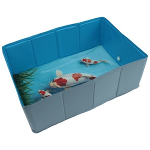 อ่างอาบน้ำสัตว์เลี้ยงแบบพับได้ ไม่ต้องเป่าลม ทำจากพีวีซี สำหรับครอบครัว ใช้สำหรับกรูมมิ่งสัตว์เลี้ยง สระน้ำขนาดเล็ก สระบอล พีวีซี - Product Image 1