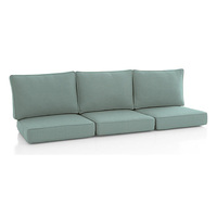Coussins de chaises d'extérieur en tissu polyester durable et imperméables pour patios avec fonction antidérapante
