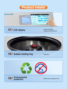 Alta precisão LCD Touch Screen Laboratório Centrífuga para Biologia Molecular e Engenharia Genética Labs PCR ELISA <span class=keywords><strong>Testing</strong></span> - Product Image 3