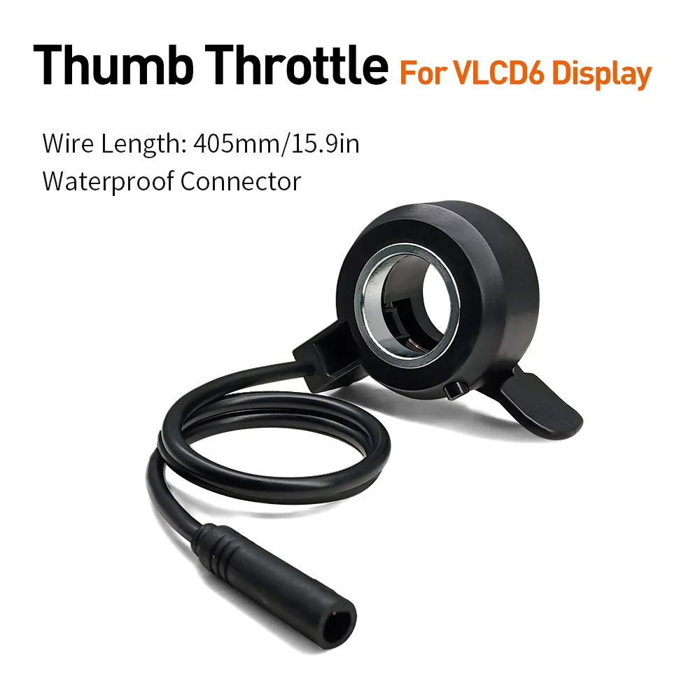 Accélérateur au pouce VLCD6-noir