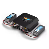 ISDT K4 pengisi daya AC 400W/DC 600Wx2 45A, pengisi daya baterai 1 ~ 8S LiFe LiIon 8000mah 10000mah 12000mah 8s