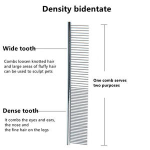 Professionale Portatile in Acciaio Inox Pet Pettine Semplice Argento Cucciolo Capelli <span class=keywords><strong>Spazzola</strong></span> <span class=keywords><strong>per</strong></span> Cane Gatto toelettatura Animali Accessorio - Product Image 3