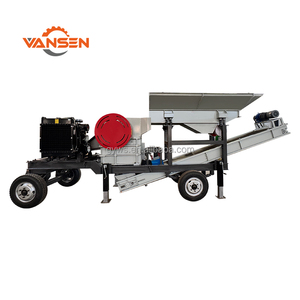 Concasseur à mâchoires industriel, machine de concassage multi-usages pour roche, minerai, béton, asphalte, équipement mobile de concassage de pierres, fourniture d'usine - Product Image 1