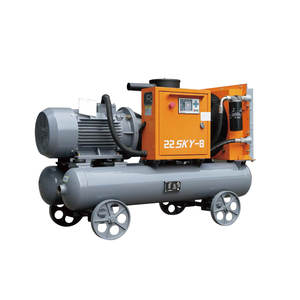 <span class=keywords><strong>Compresseur</strong></span> d'air à piston à vis portable de petite taille, best-seller, haute pression 8 bars 15KW <span class=keywords><strong>avec</strong></span> réservoir d'air - Product Image 2