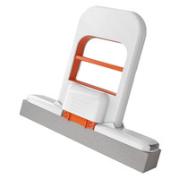 Serpillère pliable auto-essoreuse, essorage à une main, pour cuisine et salle de bain, nettoyeur de sol portable pour petits espaces, mini serpillère