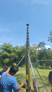 3m ~ 25m <span class=keywords><strong>9M</strong></span> di động có thể uống Hướng dẫn sử dụng kính thiên văn cột cho chiếu sáng PTZ Hệ thống camera thu lôi điện thoại di động Viễn Thông - Product Image 3