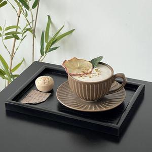कस्टम लोगो सिरेमिक कैप्पुकिनो कप सॉकर सेट कॉफी मग के साथ ट्रे हस्तनिर्मित कप - Product Image 3