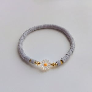 Pulsera De margarita gioielli <span class=keywords><strong>da</strong></span> donna bohémien colorato morbido ceramica braccialetto margherita personalizzato in rilievo morbido ceramica <span class=keywords><strong>reggiseno</strong></span> girasole - Product Image 5