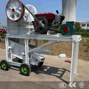 เครื่องบดกรามขนาดเล็กแบบดีเซล รุ่น PE150X250/PE250X400 สำหรับหินและแร่ พร้อมมอเตอร์หลักและชิ้นส่วนตลับลูกปืน จัดจำหน่ายในประเทศจีน - Product Image 4