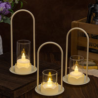 Panier de fleurs Bougies LED Bougies Sans Flamme Décoration de La Maison Lumières D'atmosphère Lumières Décoratives Festival Ornements Romantiques