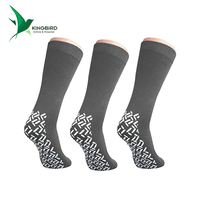 Chaussettes tubulaires décontractées pour hommes, tricotées, écologiques, respirantes, antidérapantes à pois, jetables, pour usage en avion et hôtel, collection 2025