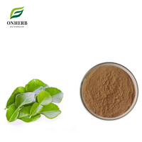 Extrait de feuille de citronnier d'Inde en gros, qualité usine, 99% de poudre d'extrait de feuille de Citrus Aurantium Bergamia (Bergamote)