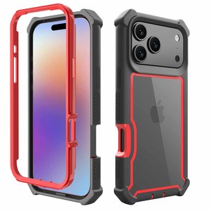 Coque de téléphone antichoc transparente 360 pour <span class=keywords><strong>iPhone</strong></span> 18 17 16 15 <span class=keywords><strong>14</strong></span> 13 12 11 <span class=keywords><strong>Pro</strong></span> <span class=keywords><strong>Max</strong></span> Plus - Product Image 2