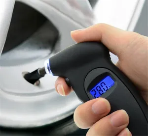 Цифровой манометр для шин, автомобильный измеритель давления в шинах с ЖК дисплеем