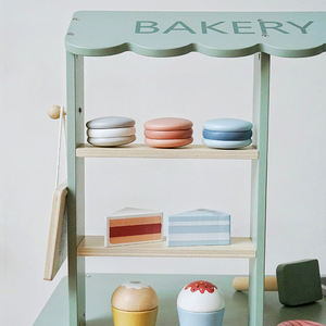 Spiel küche für Kinder Premium Holz spielzeug Küche Rollenspiel Kleinkind Zeichenbrett Spielzeug - Product Image 2