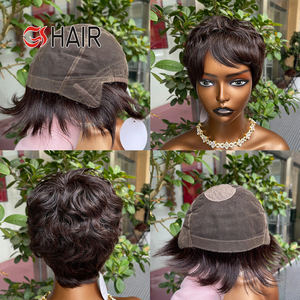 <span class=keywords><strong>Nueva</strong></span> Peluca Frontal de Cabello Humano Remy Virgen Peruano Transparente Sin Pegamento Bob para Mujeres Negras Liso Sedoso con Ondas 180% de Densidad 12 - Product Image 4