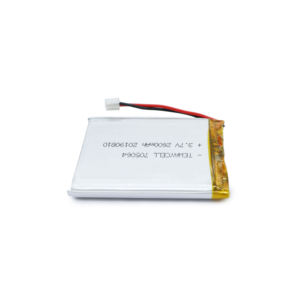Lange lebensdauer Tewaycell 3,7 v 705064 2600mah lithium-polymer lipo batterie - Product Image 2
