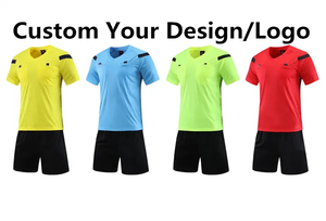 Divise da arbitro ad asciugatura rapida popolari maglie sportive divise da calcio per adulti da uomo maglia da arbitro Set abbigliamento da calcio per abbigliamento da squadra - Product Image 2