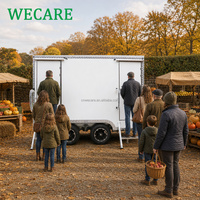 WECARE Remorque de toilettes mobiles de luxe à 2 postes, prix abordable, pour événements