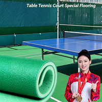 Revêtement de sol sportif en PVC pour terrain de badminton HANLI, 4,5 mm d'épaisseur, écologique, antidérapant, absorbant les chocs, antibactérien, élastique