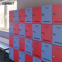 Casier d'école de conseil de HPL étanche à l'humidité imperméable de conception moderne durable pour le bureau de gymnase