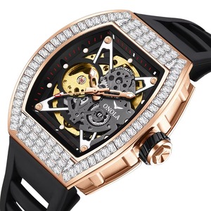 Montre automatique de luxe pour homme, marque Drioshipping, diamant, mode, étanche, mécanique, personnalisée - Product Image 2