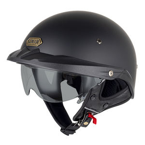 خوذة دراجة نارية نصفية بتصميم ألماني من البلاستيك ABS، خوذة كلاسيكية مفتوحة الوجه للدراجات النارية، معتمدة من DOT، مقاسات من M إلى XXXL - Product Image 3