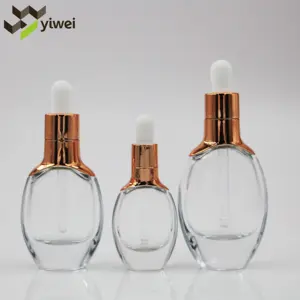 Hochwertige 15ml 25ml 50ml 100ml Luxus-Hautpflege-Serum-Tropf flaschen Ätherische Öle Kosmetische Glasflaschen für Essenz