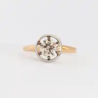 Slovehoony colher brilhante diamante, com zircônia moissanite joias finas anéis 925 prata para mulheres