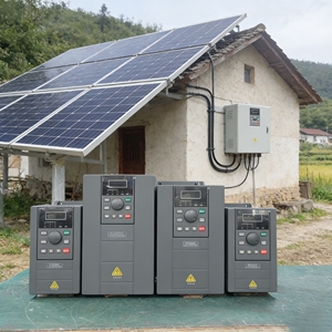 Goldbell Off Grid ระบบไฮบริดพลังงานแสงอาทิตย์ 3 เฟส 1.5Kw 2.2Kw 4Kw 5.5Kw 7.5Kw 10Kw 15Kw 50Hz ถึง 60Hz ความถี่ต่ำ Vfd G580M-G/P แบบคู่ - Product Image 1