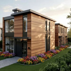 Cabanes en <span class=keywords><strong>bois</strong></span> préfabriquées écologiques, durables, contemporaines, imperméables et à énergie solaire à bas prix pour hôtel - Product Image 1